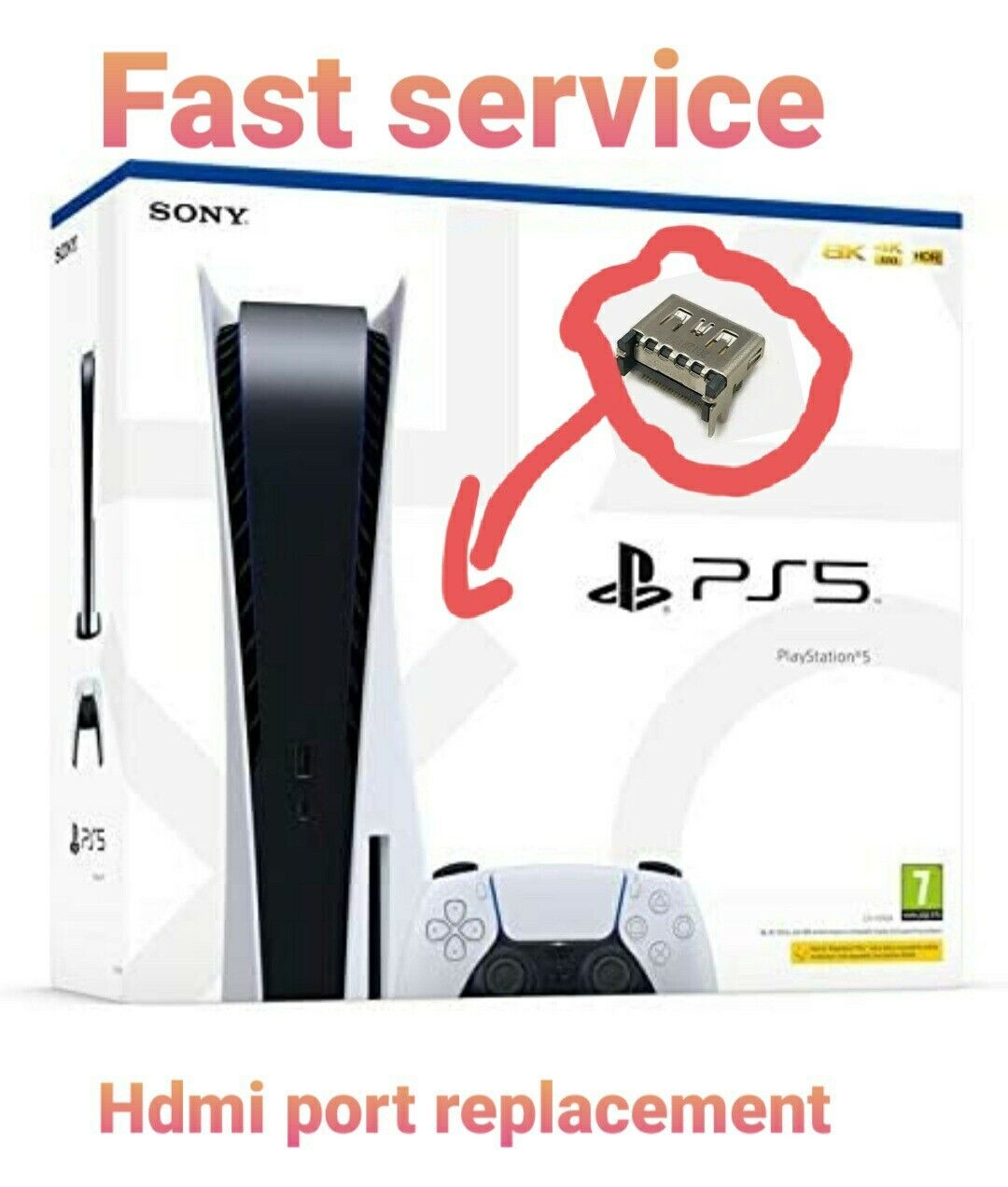 PS5 HDMI PORT REPAIR ALL MODELS